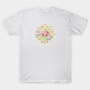 Pink Kimono Bouquet T-Shirt